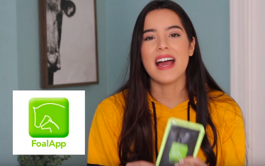 FOAL APP FEATURES ON VALENTINA COWGIRL VLOG